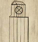 Louise Bourgeois. Plate 1 of 9, from the illustrated book, He Disappeared into Complete Silence, first edition (Example 7). 1947