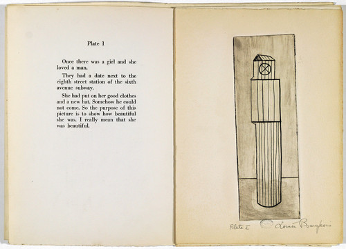 Louise Bourgeois. Plate 1 of 9, from the illustrated book, He Disappeared into Complete Silence, first edition (Example 8). 1947