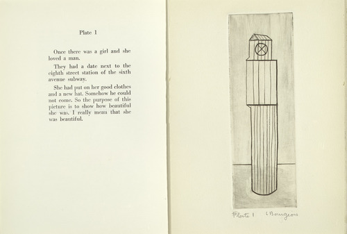 Louise Bourgeois. Plate 1 of 9, from the illustrated book, He Disappeared into Complete Silence, first edition (Example 9). 1947
