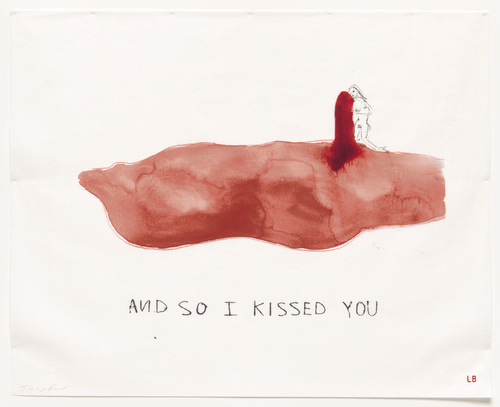 Louise Bourgeois with Tracey Emin. And So I Kissed You, no. 4 of 16, from the series, Do Not Abandon Me. 2009-2010
