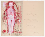 Louise Bourgeois. Untitled, no. 1 of 6, from the series, I Give Everything Away. 2010