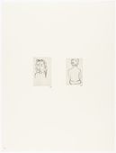 Louise Bourgeois. Untitled, plate 3 of 14, from the portfolio, Autobiographical Series. 1994