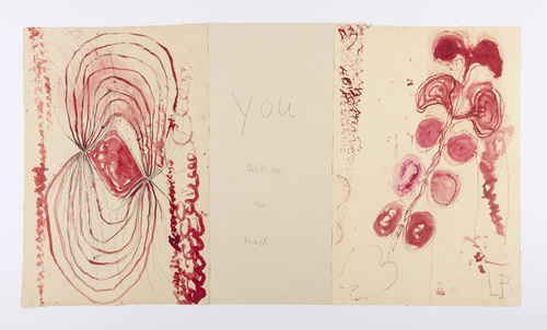 Louise Bourgeois. Untitled, no. 3 of 3, from the series, Jalouse. 2009