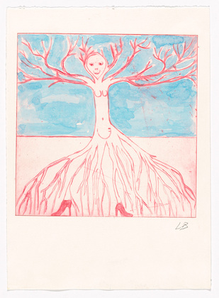 Louise Bourgeois. Untitled (Wide Tree). 2004-2005