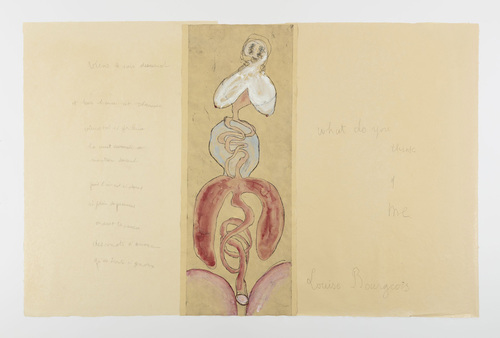 Louise Bourgeois. Untitled, no. 3 of 3, from the series, Sainte Nitouche. 2009