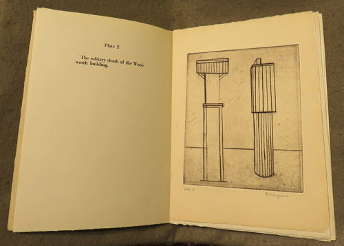 Louise Bourgeois. Plate 2 of 9, from the illustrated book, He Disappeared into Complete Silence, first edition (Example 12). 1947
