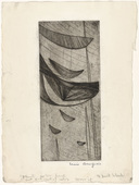 Louise Bourgeois. Papiers Dans le Vent. c. 1948