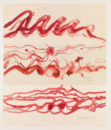 Louise Bourgeois. Untitled, no. 10 of 11, from the series, The Red Sky. 2009