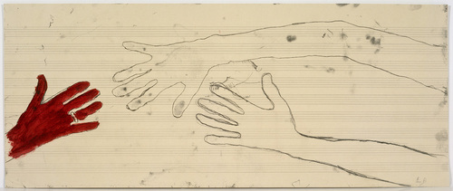 Louise Bourgeois. Untitled (no. 8) in 10 AM Is When You Come to Me (set 8), from the series of installation sets (1-10). 2006