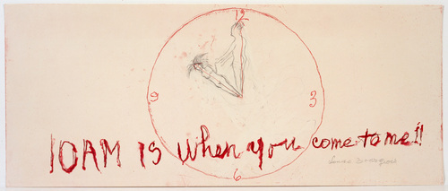 Louise Bourgeois. Untitled (no. 19) in 10 AM Is When You Come to Me (set 1), from the series of installation sets (1-10). 2006