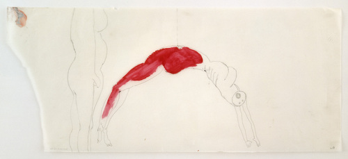 Louise Bourgeois. Untitled (Study for Arch of Hysteria). 1992