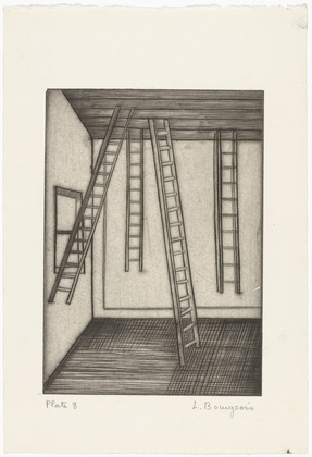 Louise Bourgeois. Plate 8 of 9, from the illustrated book He Disappeared into Complete Silence, first edition (Example 1). 1947