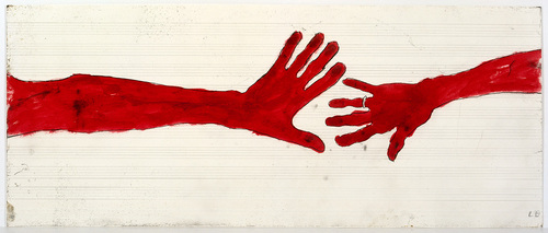 Louise Bourgeois. Untitled (no. 11) in 10 AM Is When You Come to Me (set 4), from the series of installation sets (1-10). 2006