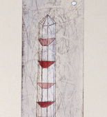 Louise Bourgeois. The Sky's the Limit, plate 9 of 18, from the illustrated book, One's Sleep (1). 2003