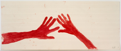 Louise Bourgeois. Untitled (no. 6) in 10 AM Is When You Come to Me (set 8), from the series of installation sets (1-10). 2006