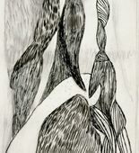 Louise Bourgeois. The Three Graces, study for Les Trois Fées. 1948
