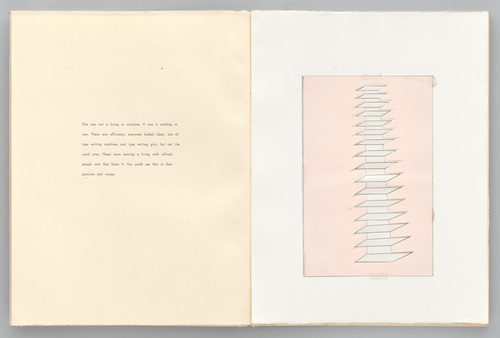 Louise Bourgeois. Untitled, plate 3 of 8, from the maquette of the illustrated book, the puritan. 1990