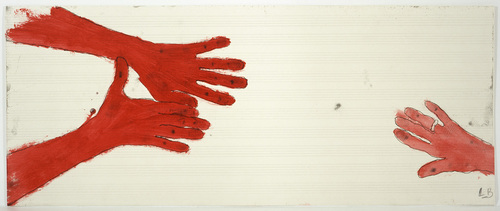 Louise Bourgeois. Untitled (no. 15) in 10 AM Is When You Come to Me (set 9), from the series of installation sets (1-10). 2007