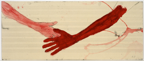 Louise Bourgeois. Untitled (no. 5) in 10 AM Is When You Come to Me (set 8), from the series of installation sets (1-10). 2006