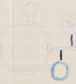 Louise Bourgeois. Untitled drawing, in Nothing to Remember (set 2), from the series of folio sets (1-6). 2004-2006