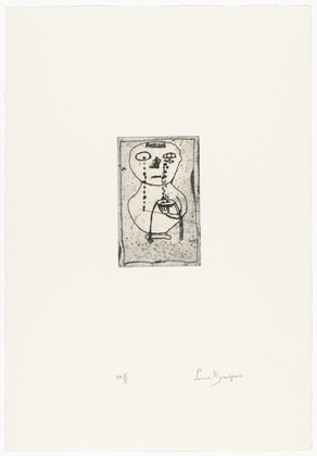 Louise Bourgeois. Vase of Tears, plate 2 of 9, from the portfolio, Quarantania. 1946, reprinted 1990