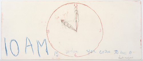 Louise Bourgeois. Untitled (no. 19) in 10 AM Is When You Come to Me (set 4), from the series of installation sets (1-10). 2006