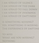 Louise Bourgeois. I Am Afraid. 2009