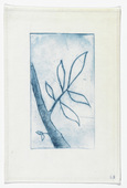 Louise Bourgeois. Untitled (Branch with Two Offshoots), in Les Arbres (5), from the editioned series of portfolios, Les Arbres (1-6). 2004