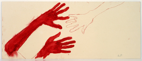 Louise Bourgeois. Untitled (no. 18) in 10 AM Is When You Come to Me (set 8), from the series of installation sets (1-10). 2006