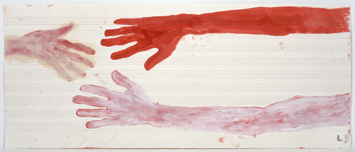 Louise Bourgeois. Untitled (no. 12) in 10 AM Is When You Come to Me (set 9), from the series of installation sets (1-10). 2007