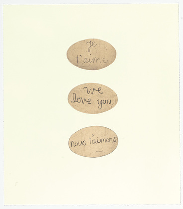 Louise Bourgeois. Untitled, plate 5 of 6, from the portfolio, Together. 2005