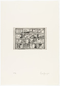Louise Bourgeois. The Symbols, plate 3 of 9, from the portfolio, Quarantania. 1942, reprinted 1990