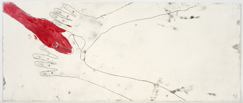Louise Bourgeois. Untitled (no. 16) in 10 AM Is When You Come to Me (set 8), from the series of installation sets (1-10). 2006