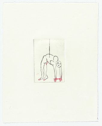 Louise Bourgeois. Arch of Hysteria, plate 19 of 24, from the series, Self Portrait. 2007
