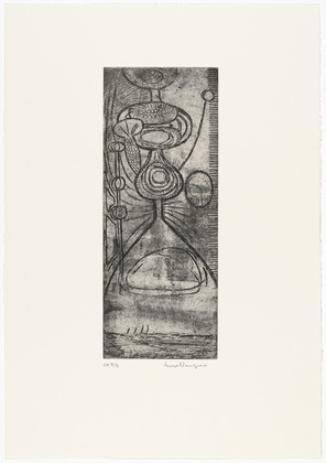 Louise Bourgeois. Boxwoods, plate 7 of 9, from the portfolio, Quarantania. c. 1945, reprinted 1990
