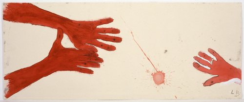 Louise Bourgeois. Untitled (no. 15) in 10 AM Is When You Come to Me (set 10), from the series of installation sets (1-10). 2007