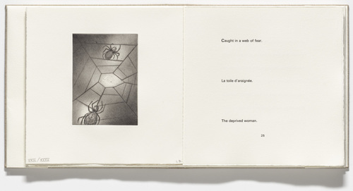 Louise Bourgeois. Untitled, plate 4 of 9, from the illustrated book, Ode à Ma Mère. 1995