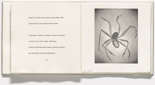 Louise Bourgeois. Untitled, plate 8 of 9, from the illustrated book, Ode à Ma Mère. 1995