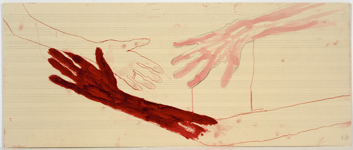 Louise Bourgeois. Untitled (no. 9) in 10 AM Is When You Come to Me (set 8), from the series of installation sets (1-10). 2006