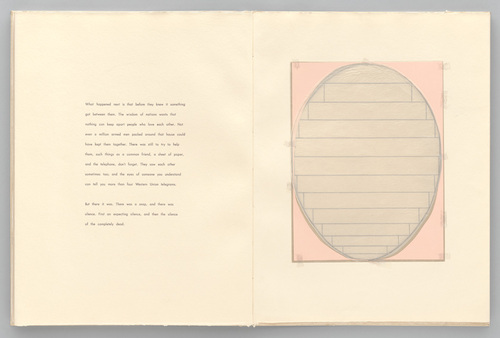 Louise Bourgeois. Untitled, plate 6 of 8, from the maquette of the illustrated book, the puritan. 1990