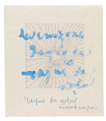 Louise Bourgeois. Rayons du Soleil. 2008