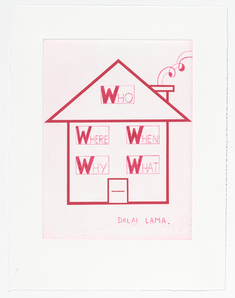 Louise Bourgeois. Who, Where, When, Why, What. 1999