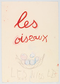 Louise Bourgeois. Les Oiseaux 3. 2009