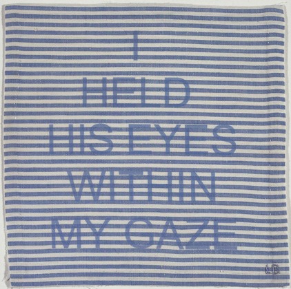 Louise Bourgeois. I Held His Eyes Within My Gaze. 2002
