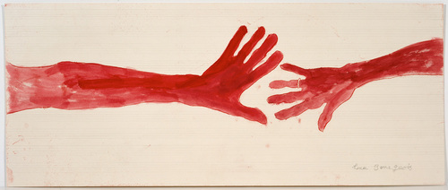 Louise Bourgeois. Untitled (no. 11) in 10 AM Is When You Come to Me (set 8), from the series of installation sets (1-10). 2006