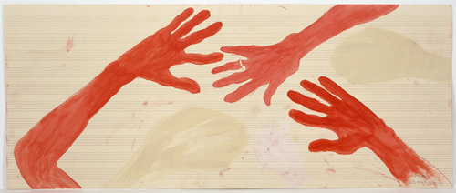 Louise Bourgeois. Untitled (no. 18) in 10 AM Is When You Come to Me (set 10), from the series of installation sets (1-10). 2007