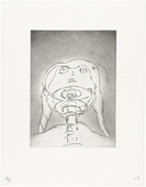 Louise Bourgeois. Untitled, plate 3 of 9, from the portfolio, The View from the Bottom of the Well. 1996
