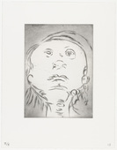 Louise Bourgeois. Untitled, plate 4 of 9, from the portfolio, The View from the Bottom of the Well. 1996