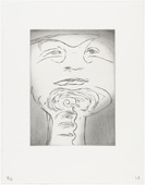 Louise Bourgeois. Untitled, plate 5 of 9, from the portfolio, The View from the Bottom of the Well. 1996