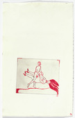 Louise Bourgeois. Untitled, plate1 of 5, from the illustrated book, The Laws of Nature. 2000-2001